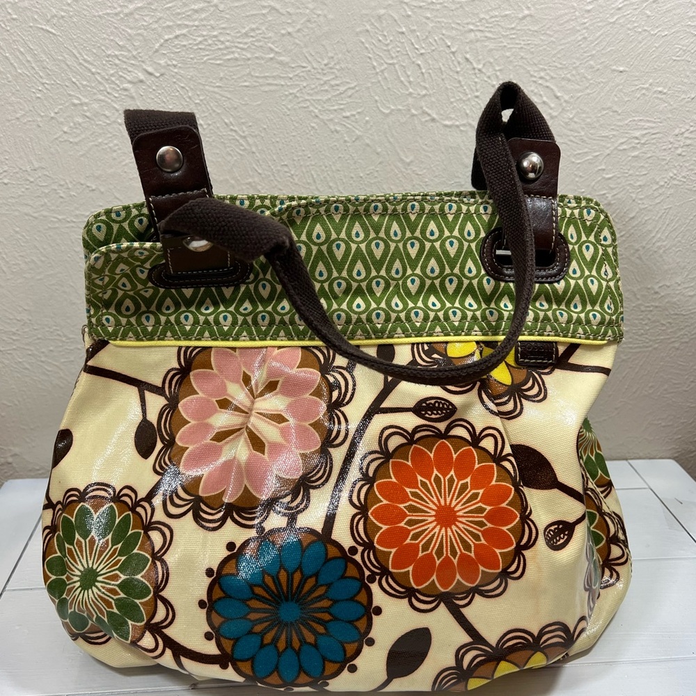 Fossil Keyper floral print shoulder bag